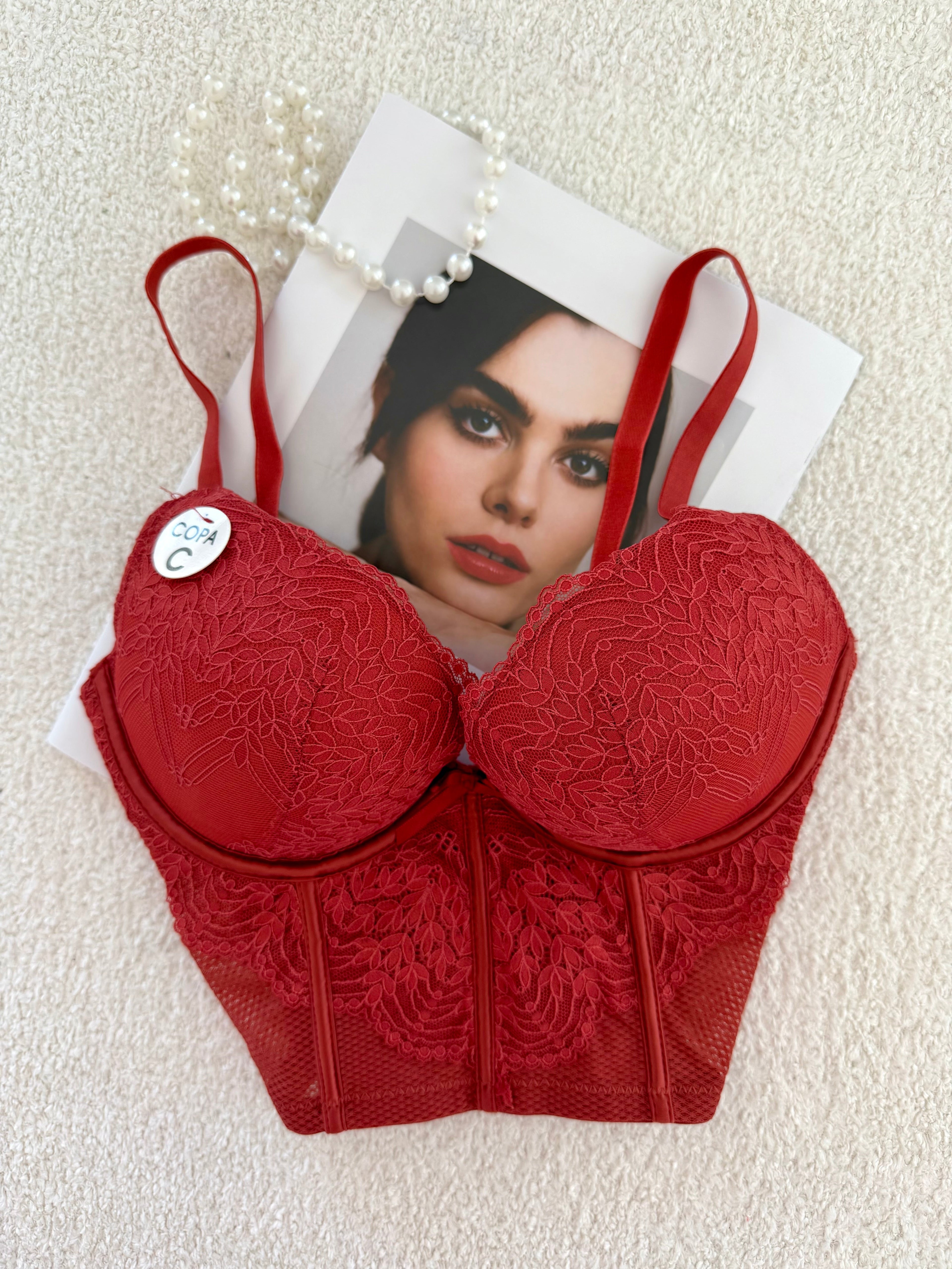 كورسيه دانتيل فاخر (كاب c)