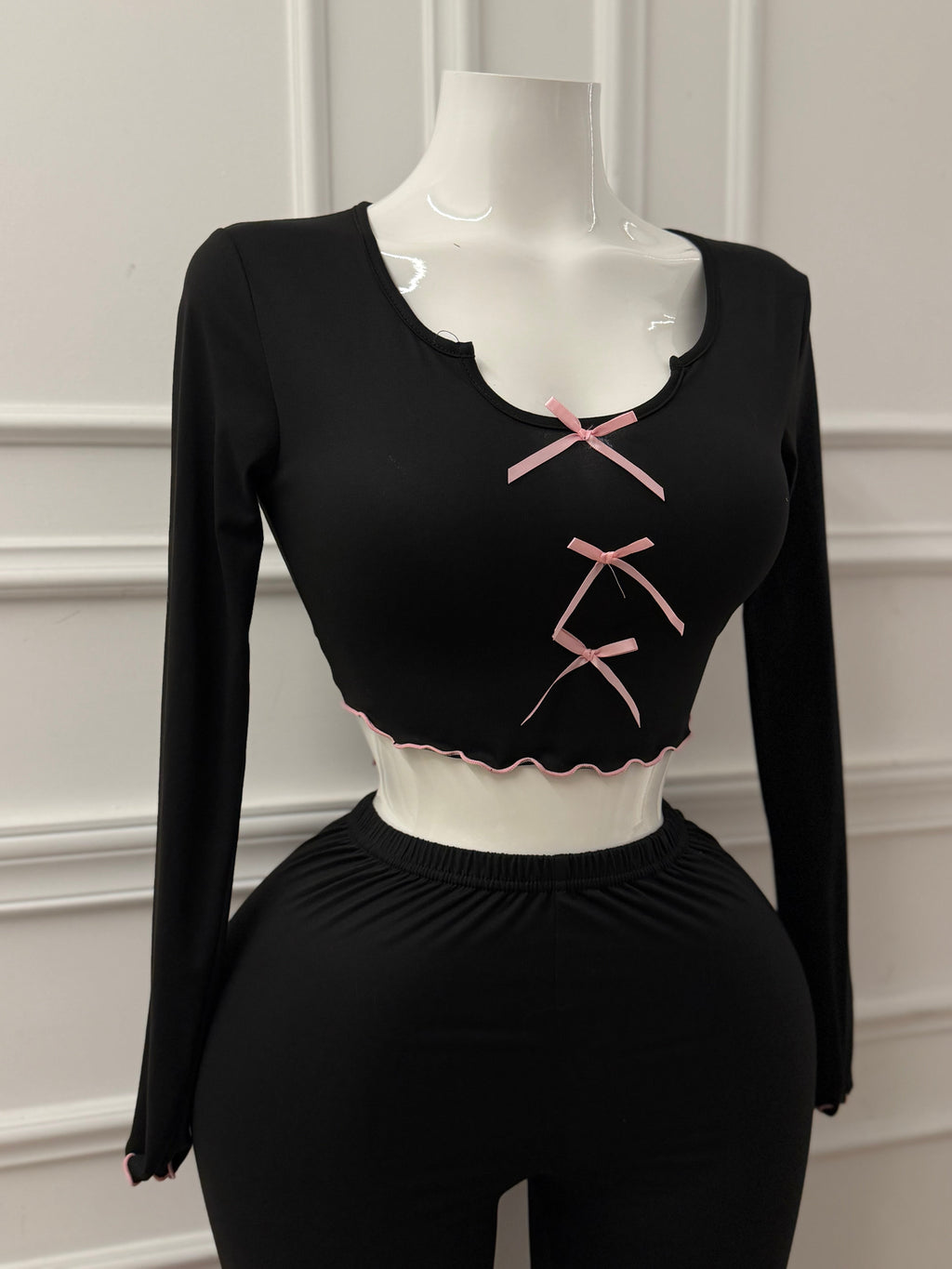 بيجامه العرض الكيوت 🎀🖤