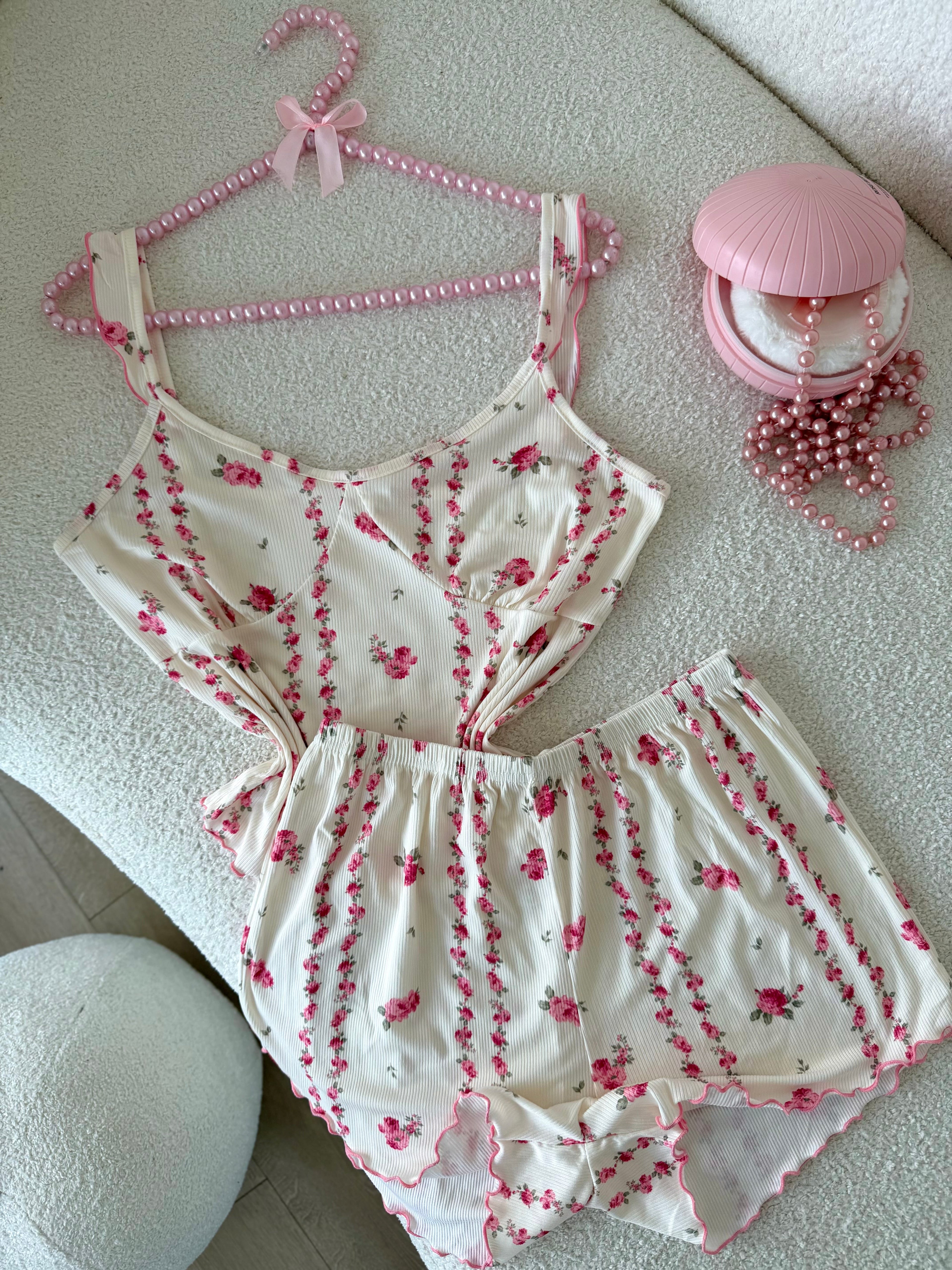 تشكيلة بجامات صيفية موردة ☀️💅🏻