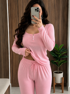 بيجامة زهري كم 🎀 💗