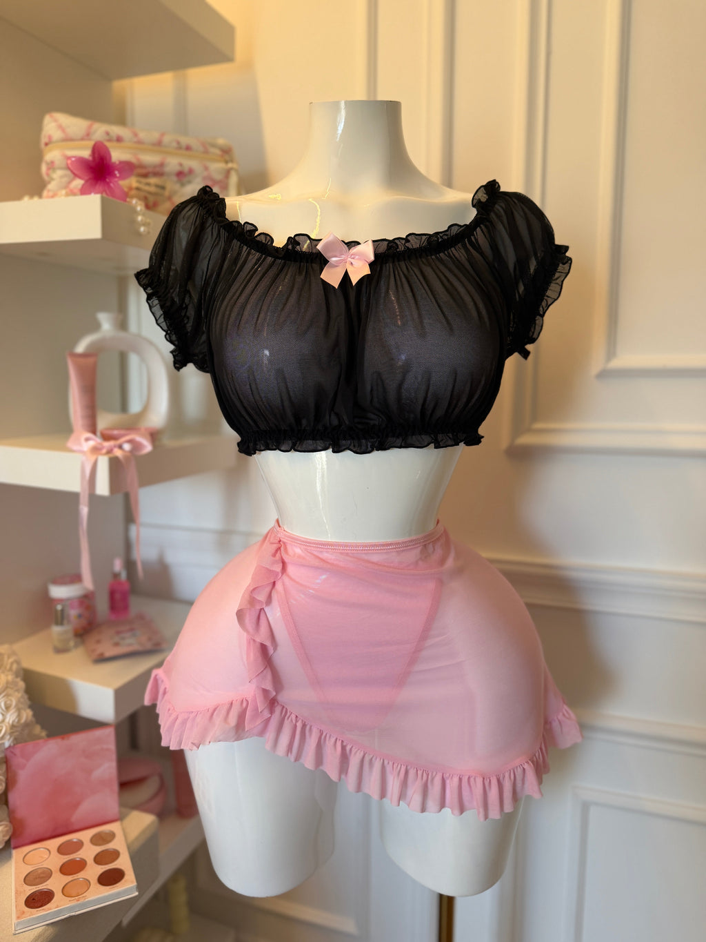 لانجري قطعتين Big سايز 🎀