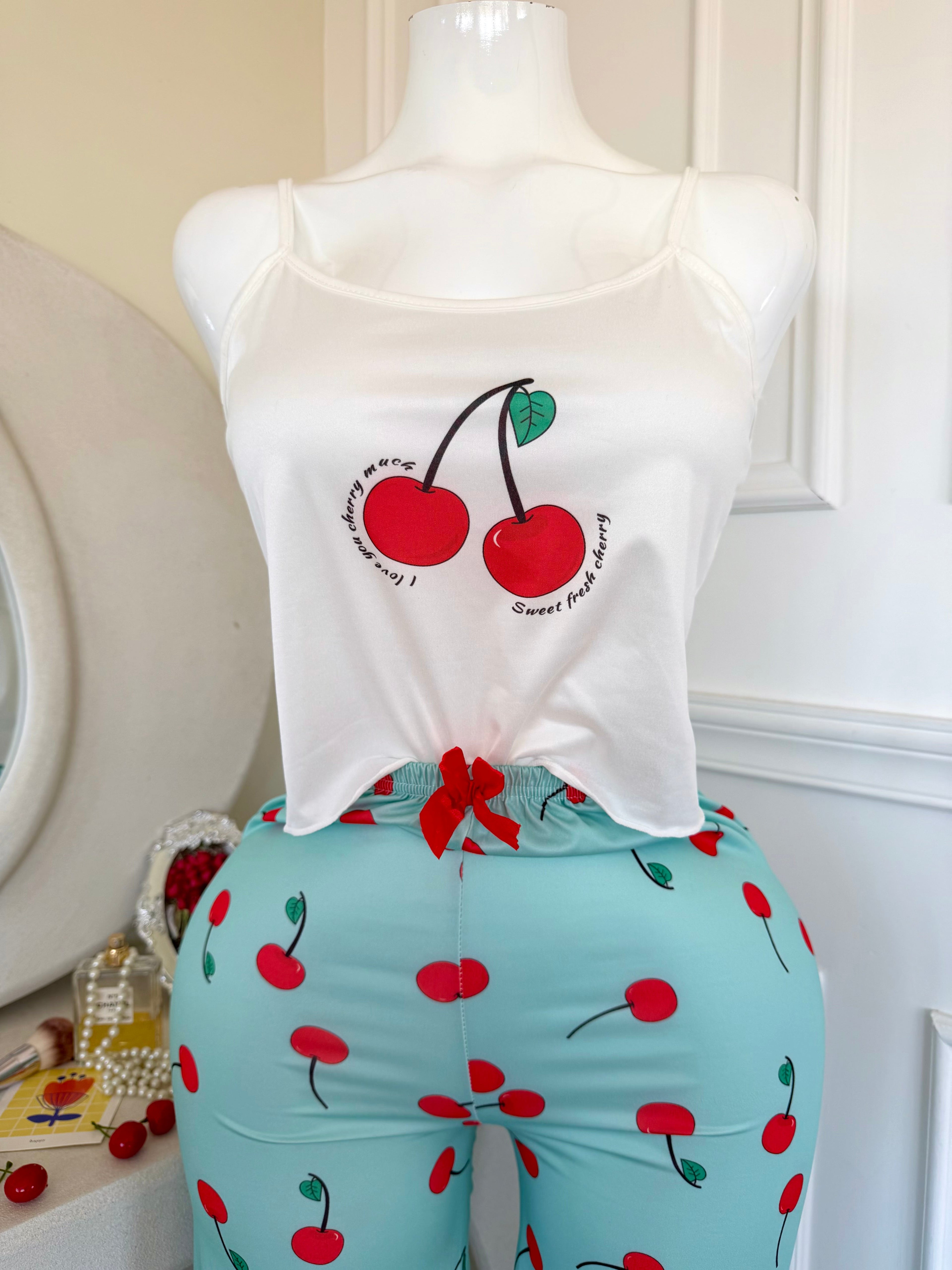 بيجامة موسم الكرز 🍒